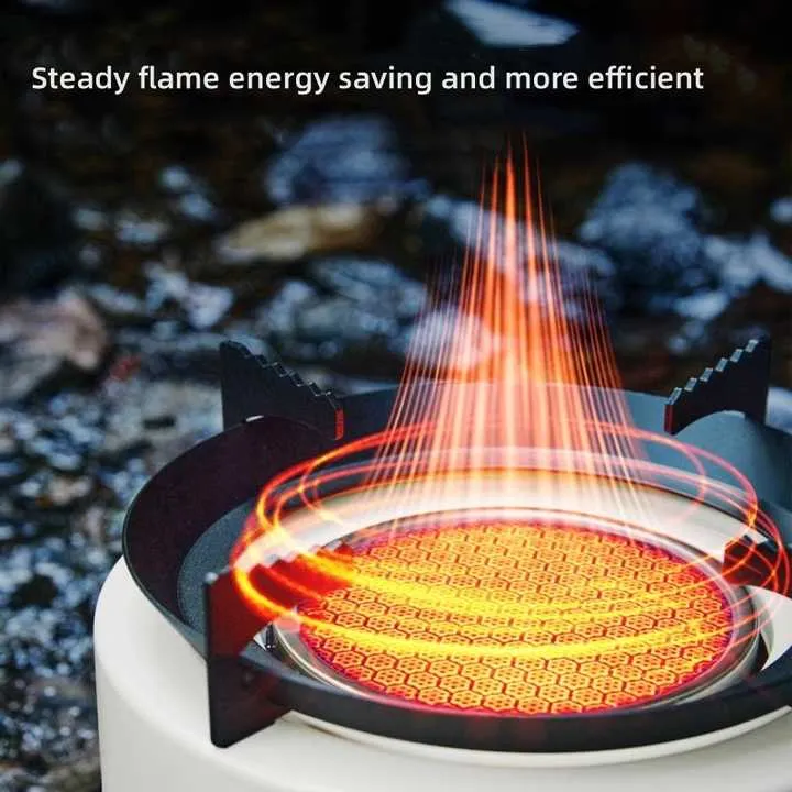 موقد غاز للتخييم، موقد غاز محمول للأماكن . Camping Gas Stove, Portable Outdoor Windproof Folding