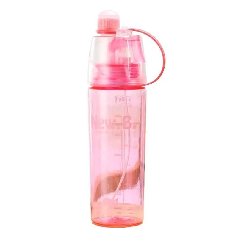 3 Colors Spray Sport Water Bottle
