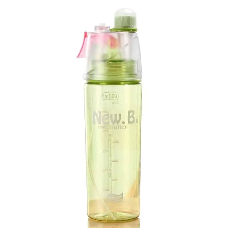 3 Colors Spray Sport Water Bottle