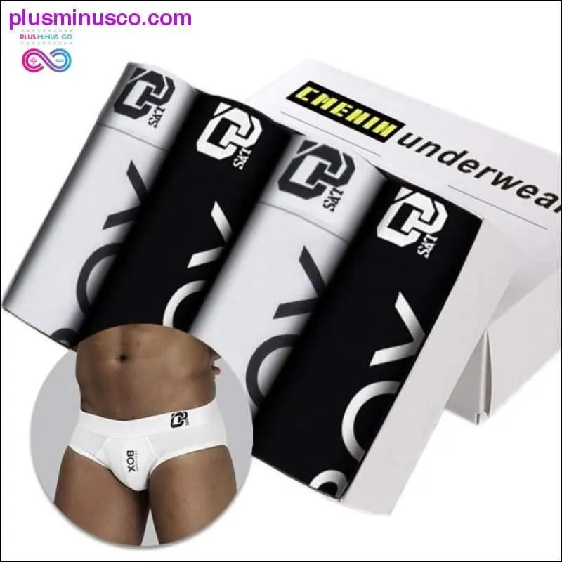 4Pcs/lot Men Briefs Cotton Sexy Underwear Men Jockstrap