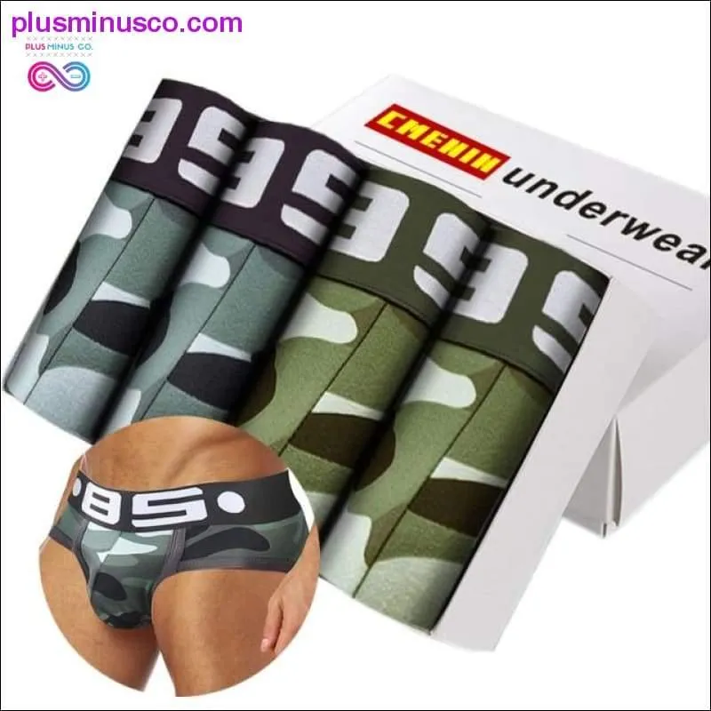 4Pcs/lot Men Briefs Cotton Sexy Underwear Men Jockstrap