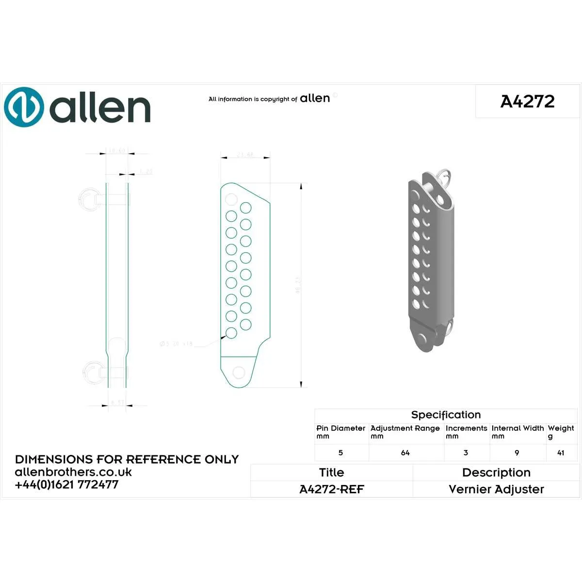 Allen Vernier Adjuster