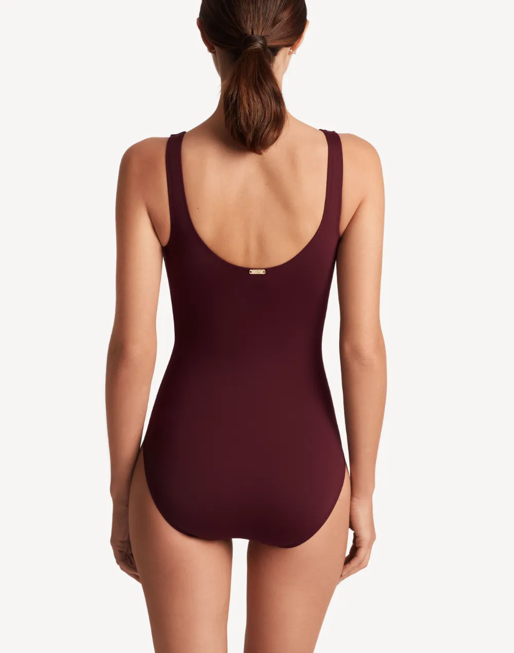 Beach Club Solids Ring Underwire One Piece Swimsuit