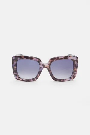 Black Out Purple Sunglasses