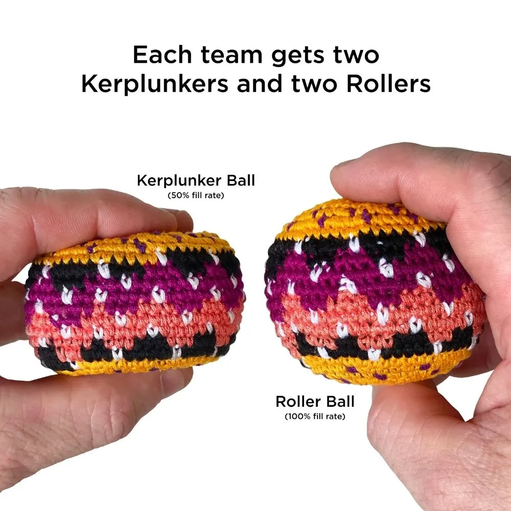 Bocce Ball Set Portable Crochet Hacky Sack Toss Game
