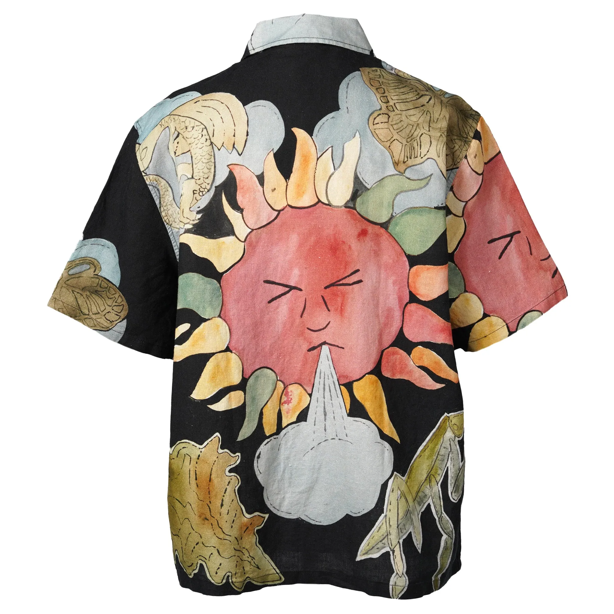 BOX SHIRT SHORTSLEEVE / SOLAR POWER PRINT