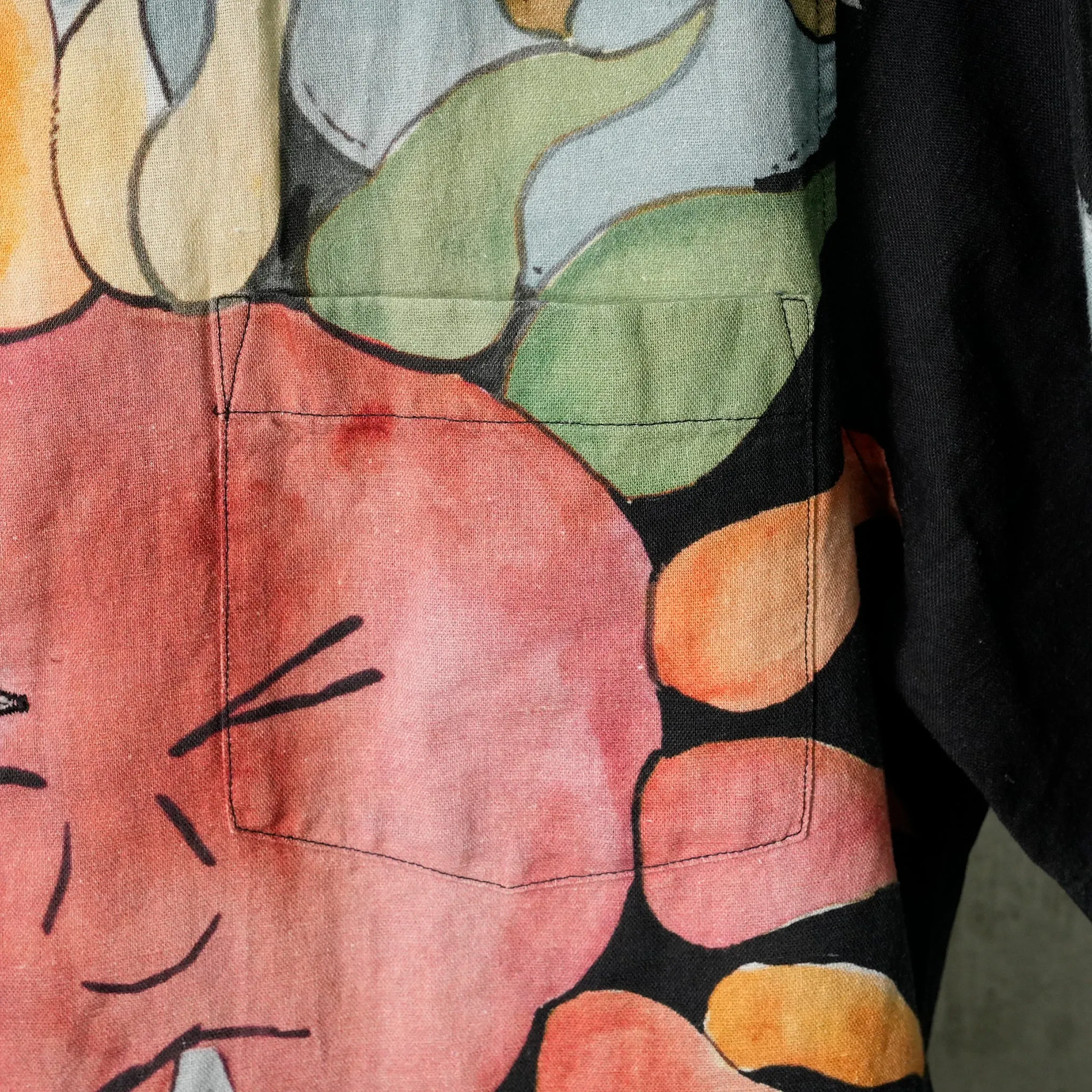 BOX SHIRT SHORTSLEEVE / SOLAR POWER PRINT