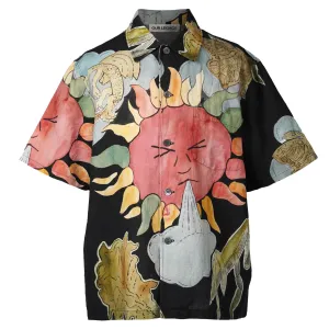 BOX SHIRT SHORTSLEEVE / SOLAR POWER PRINT