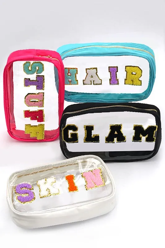 Clear Glam Pouch