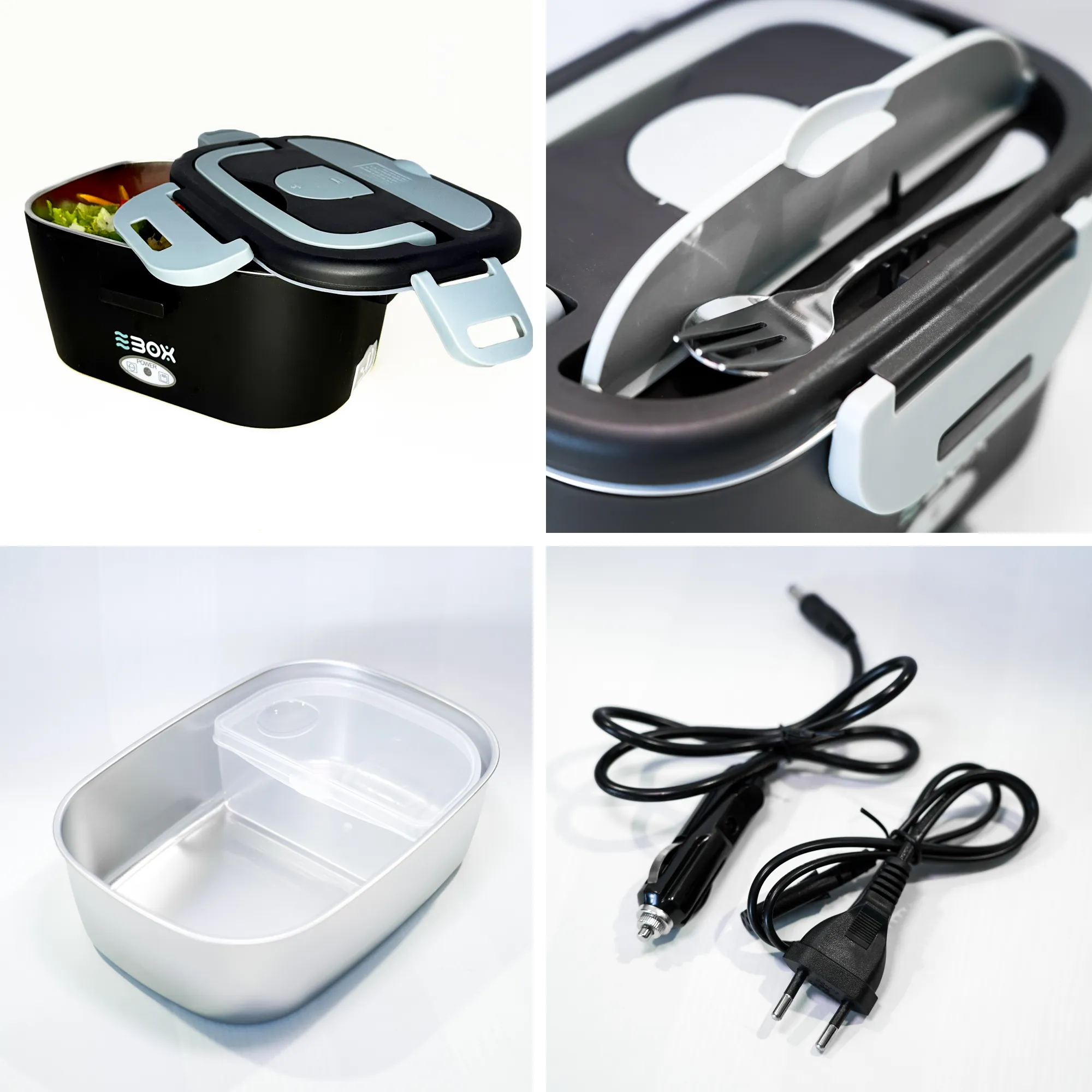 E-BOX®️ Portable Electric Heated Lunch Box Bundles2
