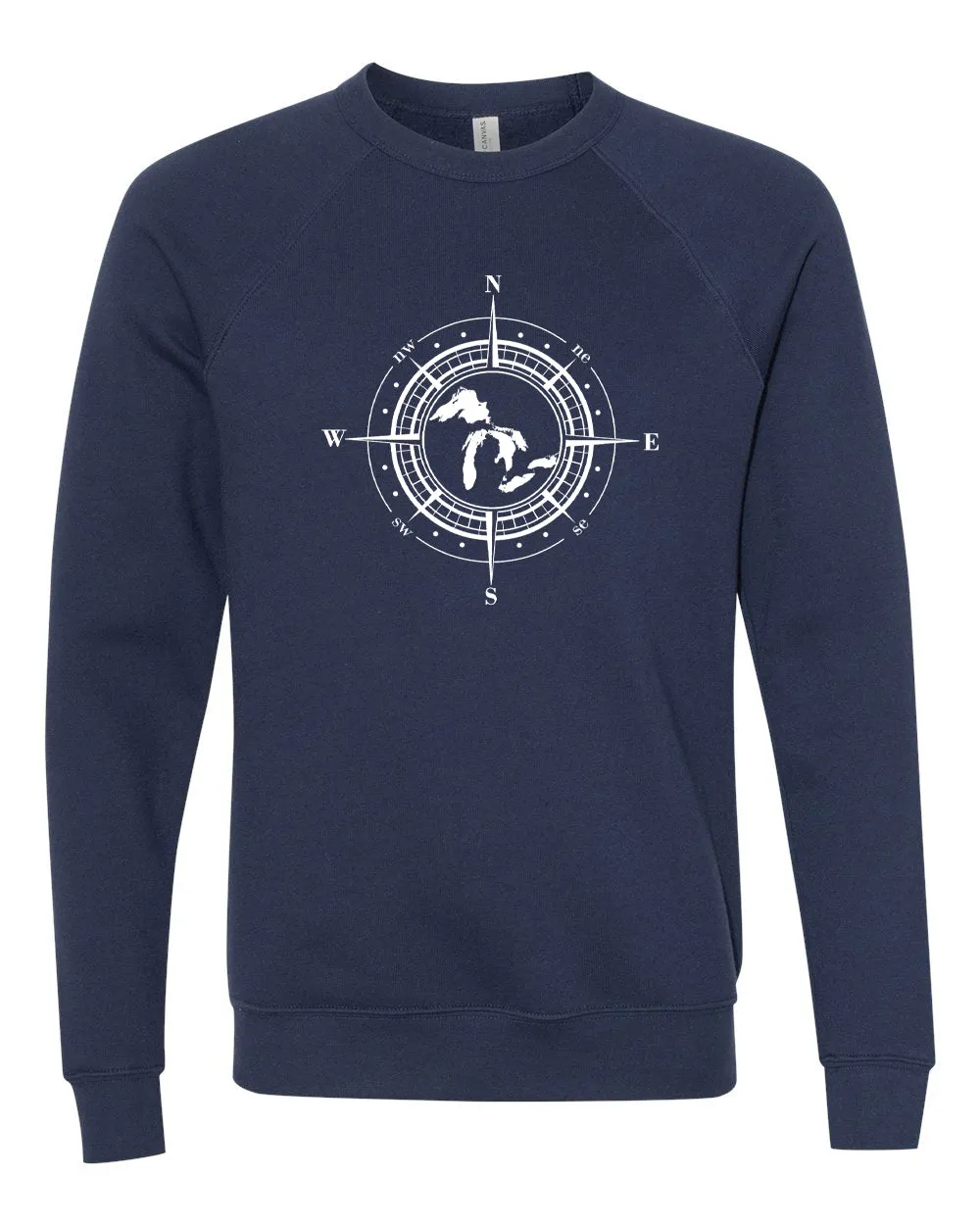 Great Lakes Compass Crewneck Sweatshirt - Navy