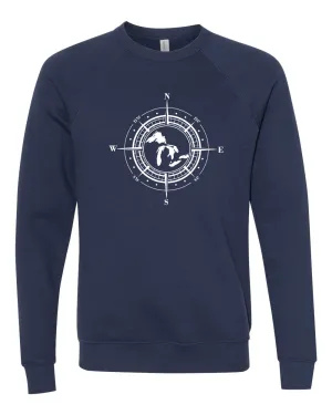 Great Lakes Compass Crewneck Sweatshirt - Navy