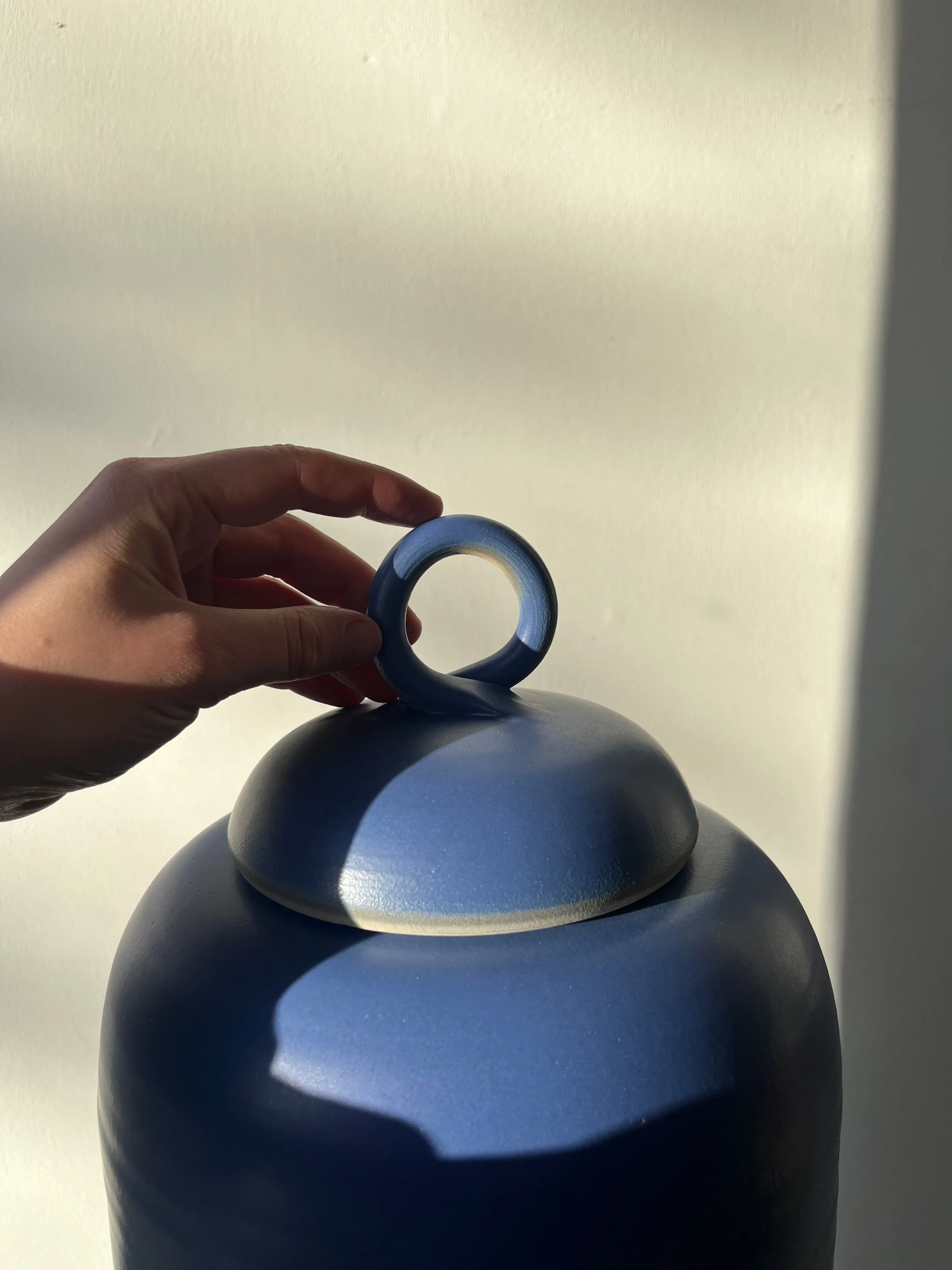 Hand Thrown Colour Glazed Ceramic Gravity Fed Water Filter
