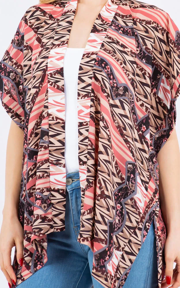 KP4263 Kimono Cover Up