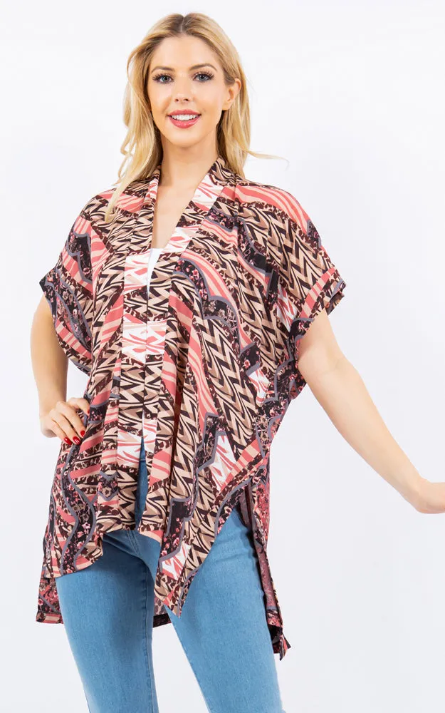 KP4263 Kimono Cover Up