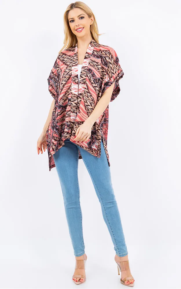 KP4263 Kimono Cover Up
