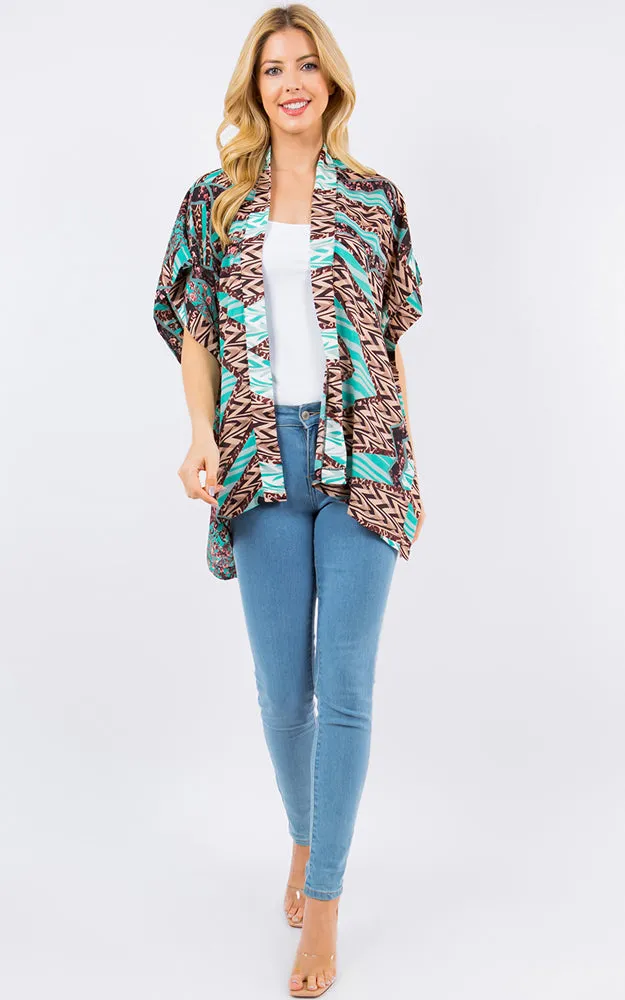 KP4263 Kimono Cover Up