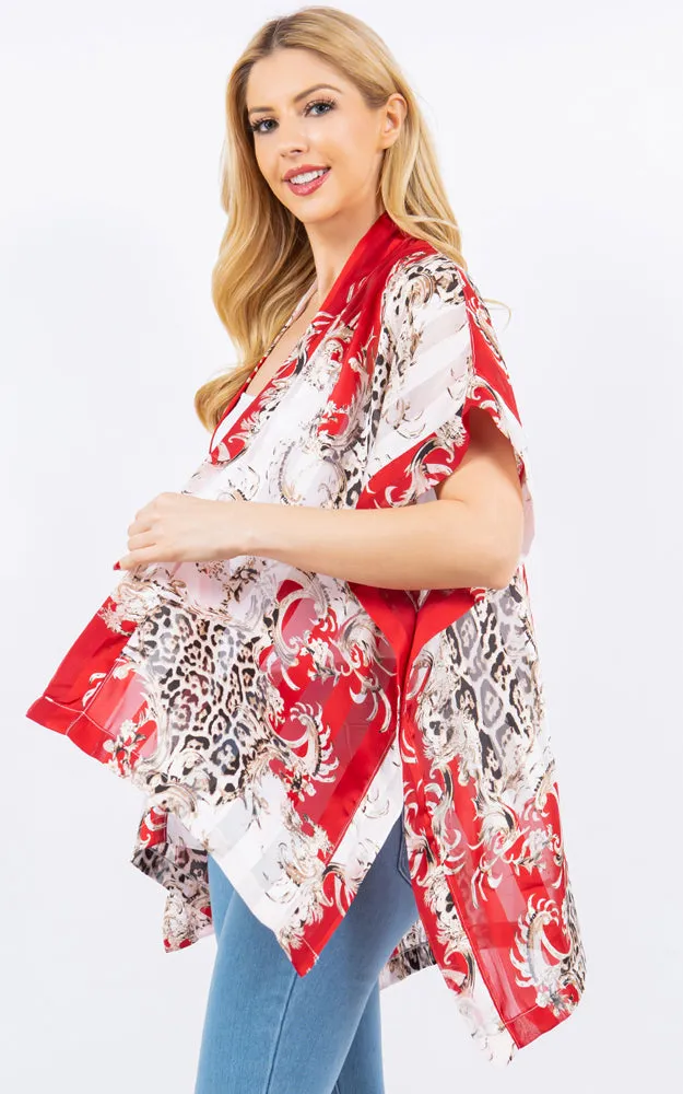 KP4265 Kimono Cover Up