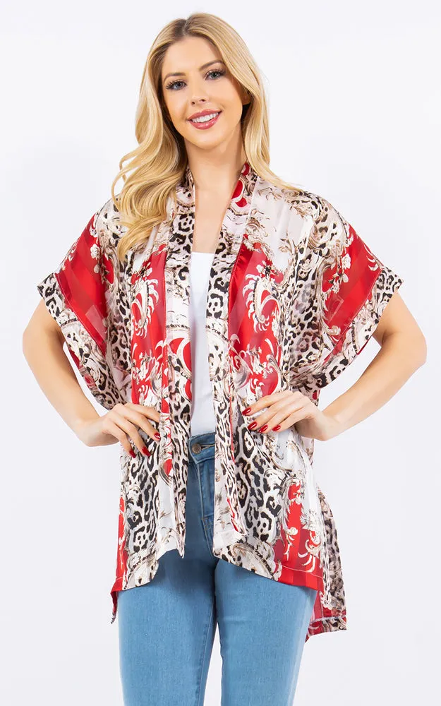KP4265 Kimono Cover Up