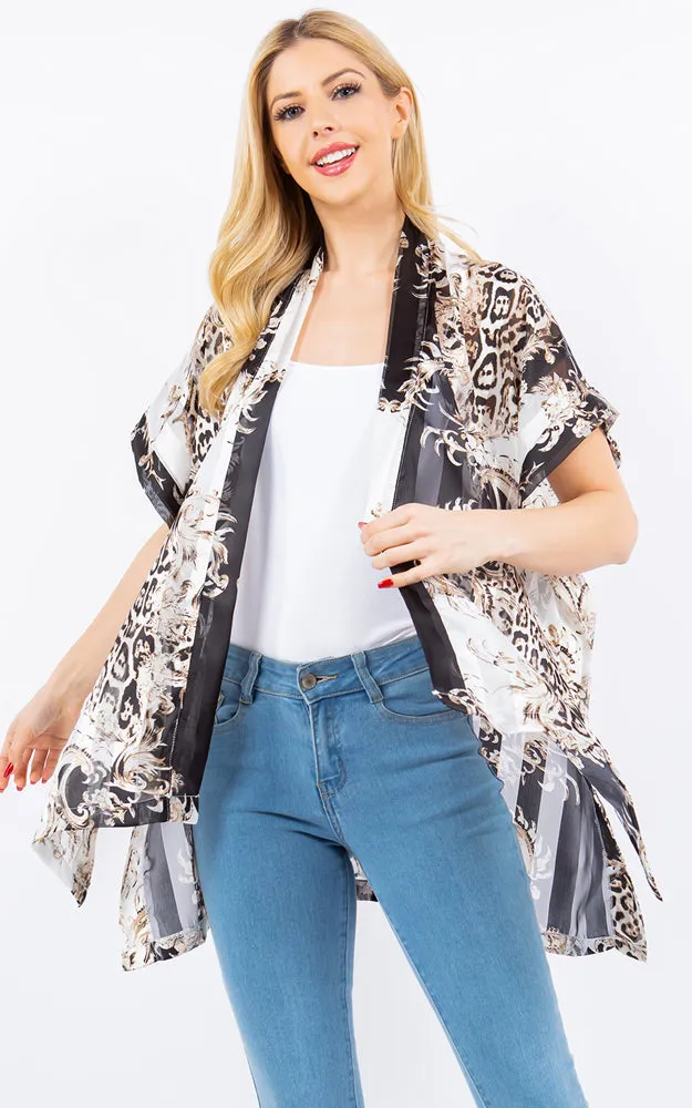 KP4265 Kimono Cover Up