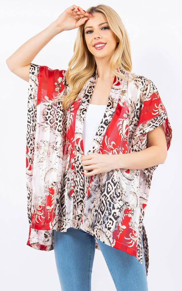 KP4265 Kimono Cover Up