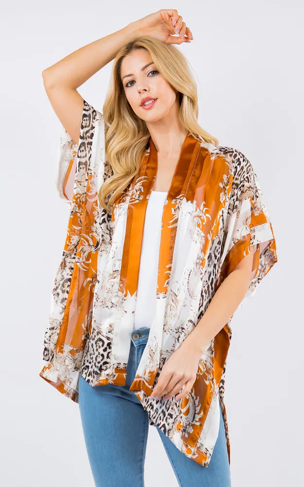 KP4265 Kimono Cover Up