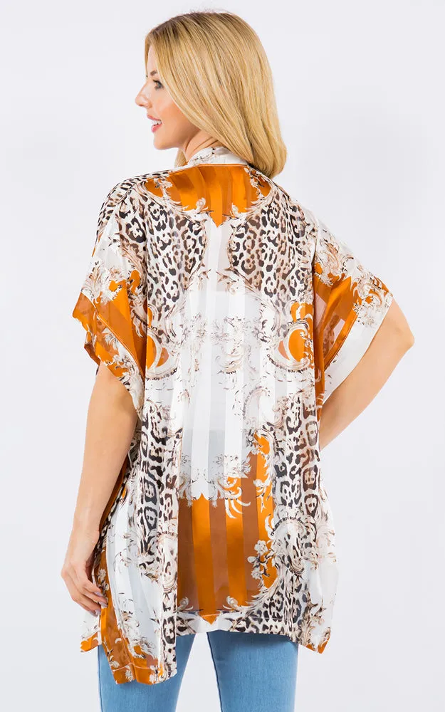KP4265 Kimono Cover Up