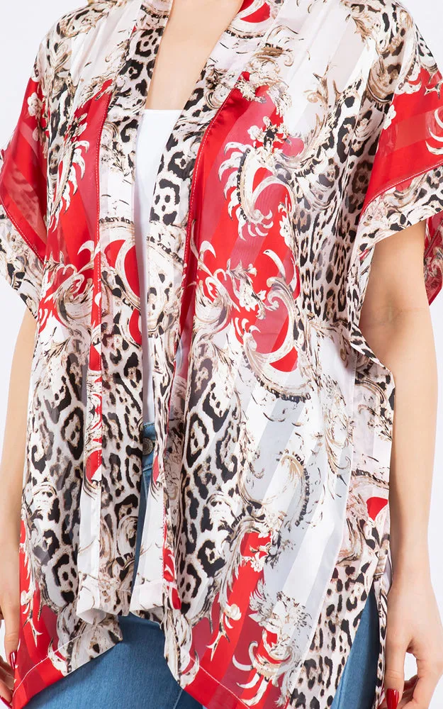 KP4265 Kimono Cover Up