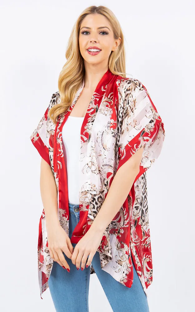 KP4265 Kimono Cover Up