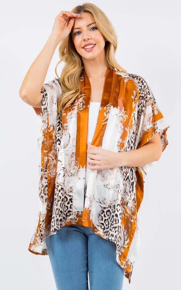 KP4265 Kimono Cover Up