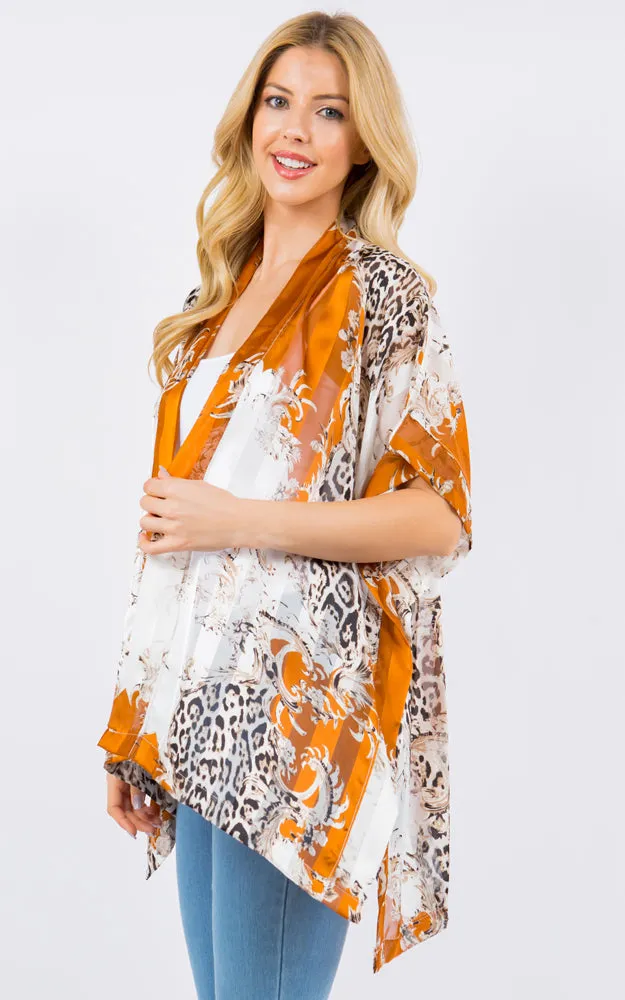 KP4265 Kimono Cover Up