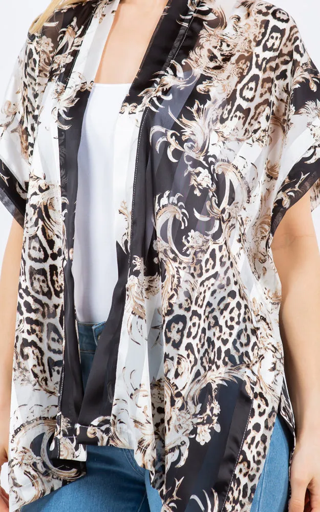 KP4265 Kimono Cover Up