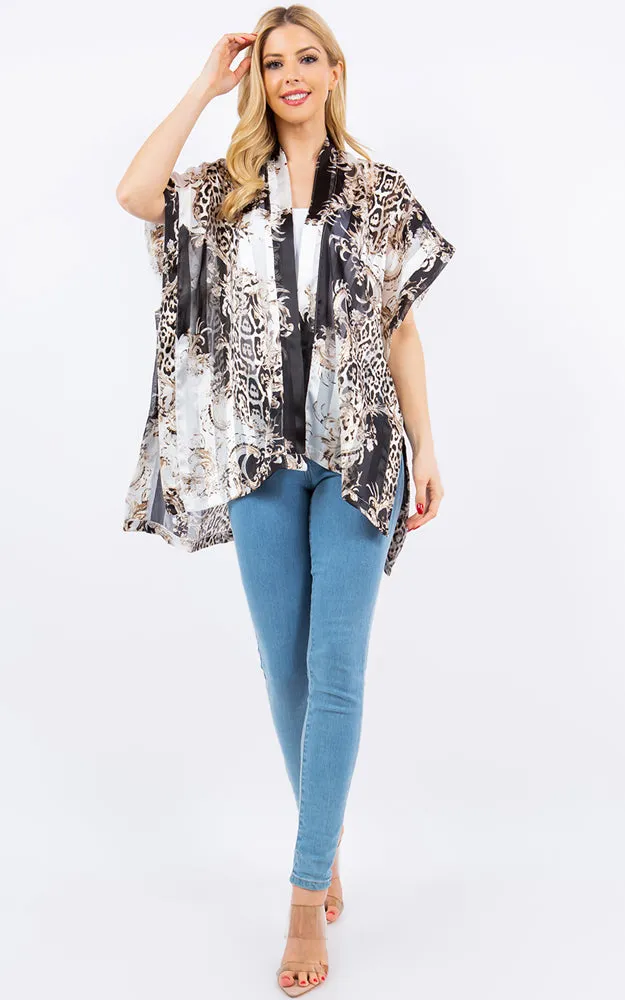 KP4265 Kimono Cover Up