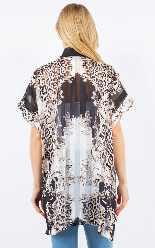 KP4265 Kimono Cover Up