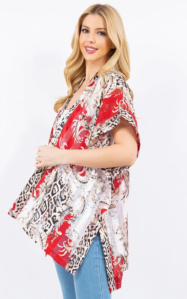 KP4265 Kimono Cover Up