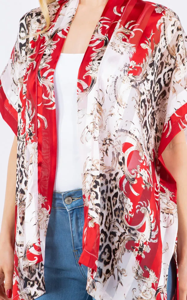 KP4265 Kimono Cover Up