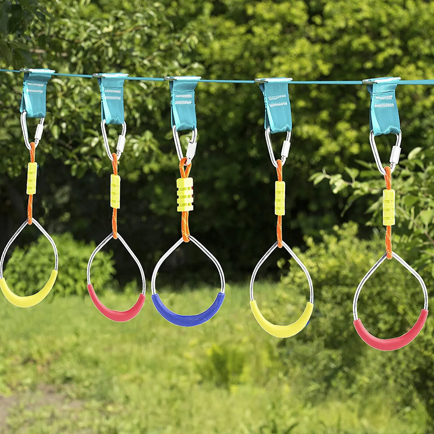 Set of 5 Carabiners for Ninja line. Triangle Shaped Quick Links for Climbing. Large 5/16" Delta Quick Links – Chainlink.
