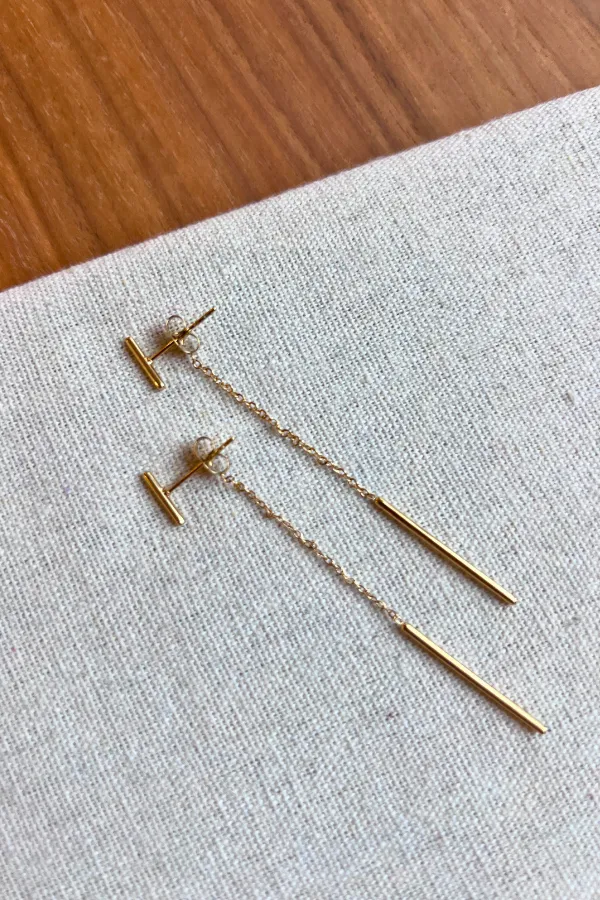 Solo Earrings Gold