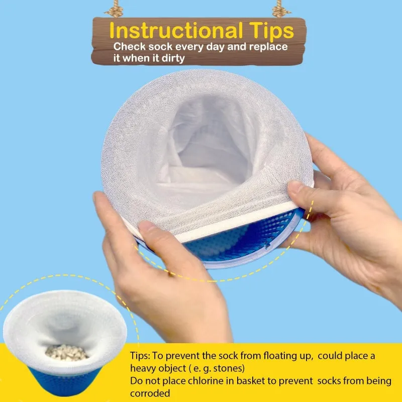 SUMMER HOT SALE 49% OFFPool Skimmer Socks for Skimmer Basket Clean