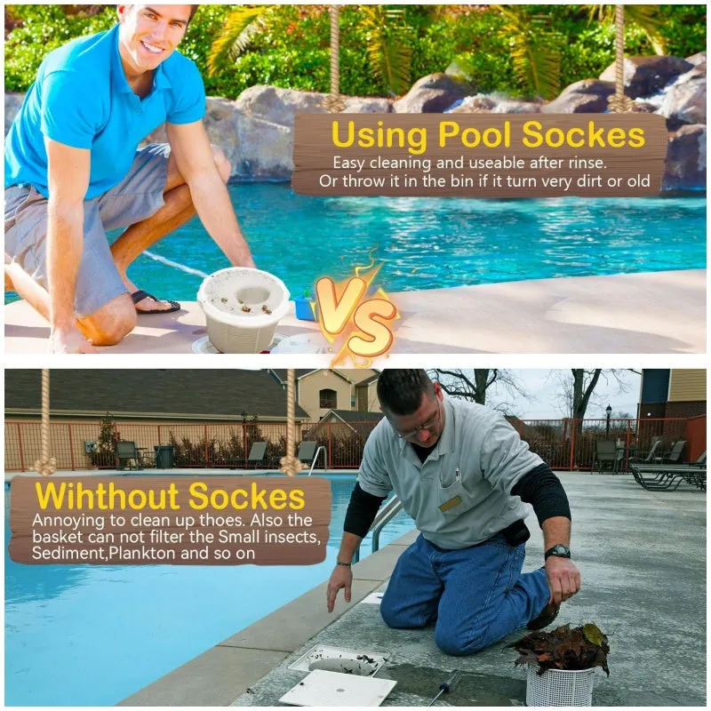 SUMMER HOT SALE 49% OFFPool Skimmer Socks for Skimmer Basket Clean
