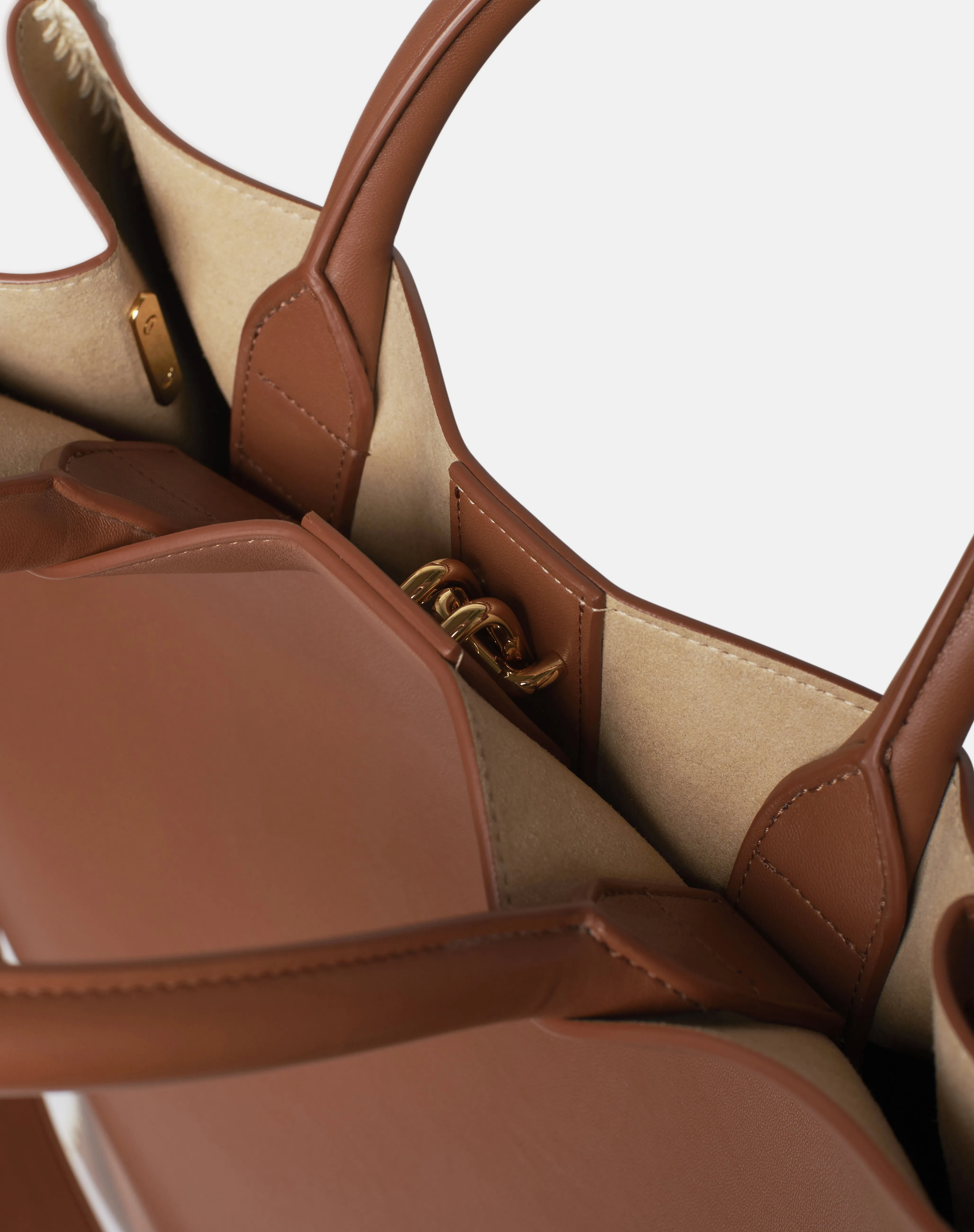 The Compass Tote - Crochet Tote Bag - Tan/Crme