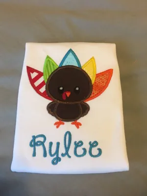 Turkey Cutie - Unisex Thanksgiving Shirt for Kids | Baby Onesies